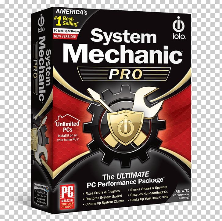 System Mechanic Iolo Technologies Computer Software Antivirus Software Computer Utilities & Maintenance Software PNG, Clipart, Activation, Antivirus Software, Avg Pc Tuneup, Brand, Ccleaner Free PNG Download