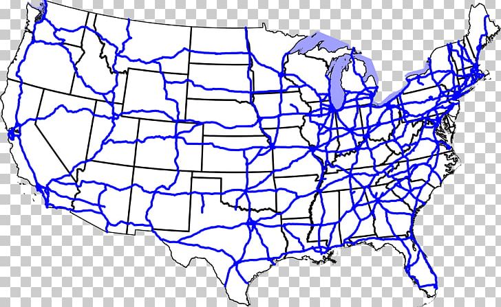 US Interstate Highway System U.S. Route 66 Interstate 40 Contiguous United States PNG, Clipart, Area, Black And White, Branch, Contiguous United States, Definition Free PNG Download