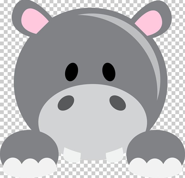 Pig Hippopotamus Drawing PNG, Clipart, Animal, Animals, Art, Baby Hippo, Bear Free PNG Download