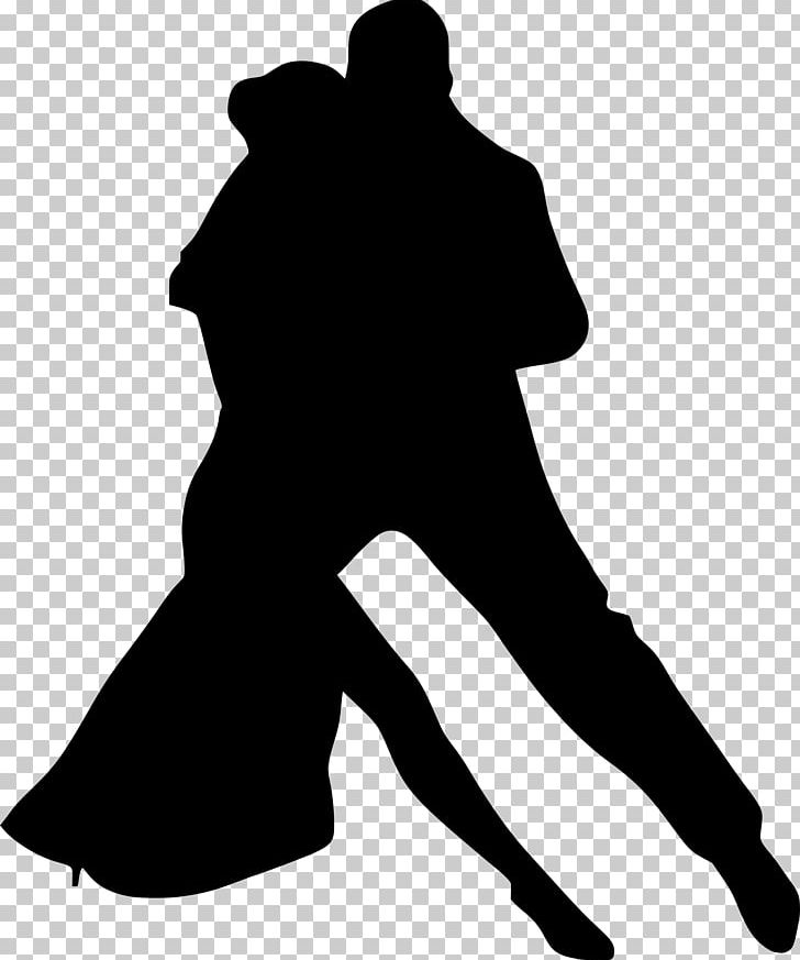 Silhouette Dance Couple PNG, Clipart, Bailatino, Ballroom Dance, Black, Black And White, Competitive Dance Free PNG Download
