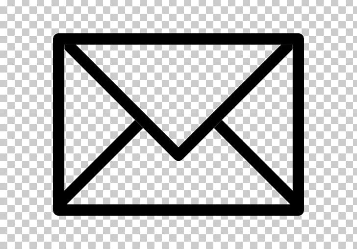 Computer Icons Mail Envelope PNG, Clipart, Airmail, Angle, Area, Black, Black And White Free PNG Download