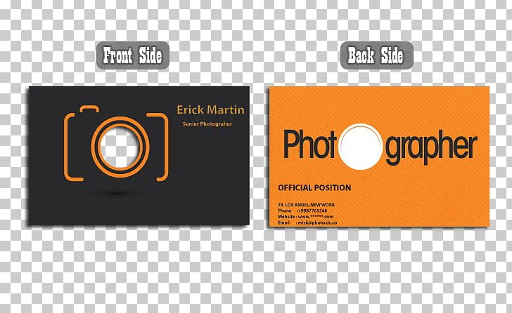 Business Card Design Logo Visiting Card Business Cards Photography PNG, Clipart, Advertising, Brand, Business Card, Business Card Design, Business Cards Free PNG Download