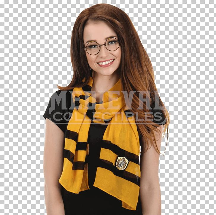 Helga Hufflepuff Fictional Universe Of Harry Potter Scarf Hogwarts School Of Witchcraft And Wizardry PNG, Clipart, Brown Hair, Clothing, Costume, Eyewear, Fashion Free PNG Download