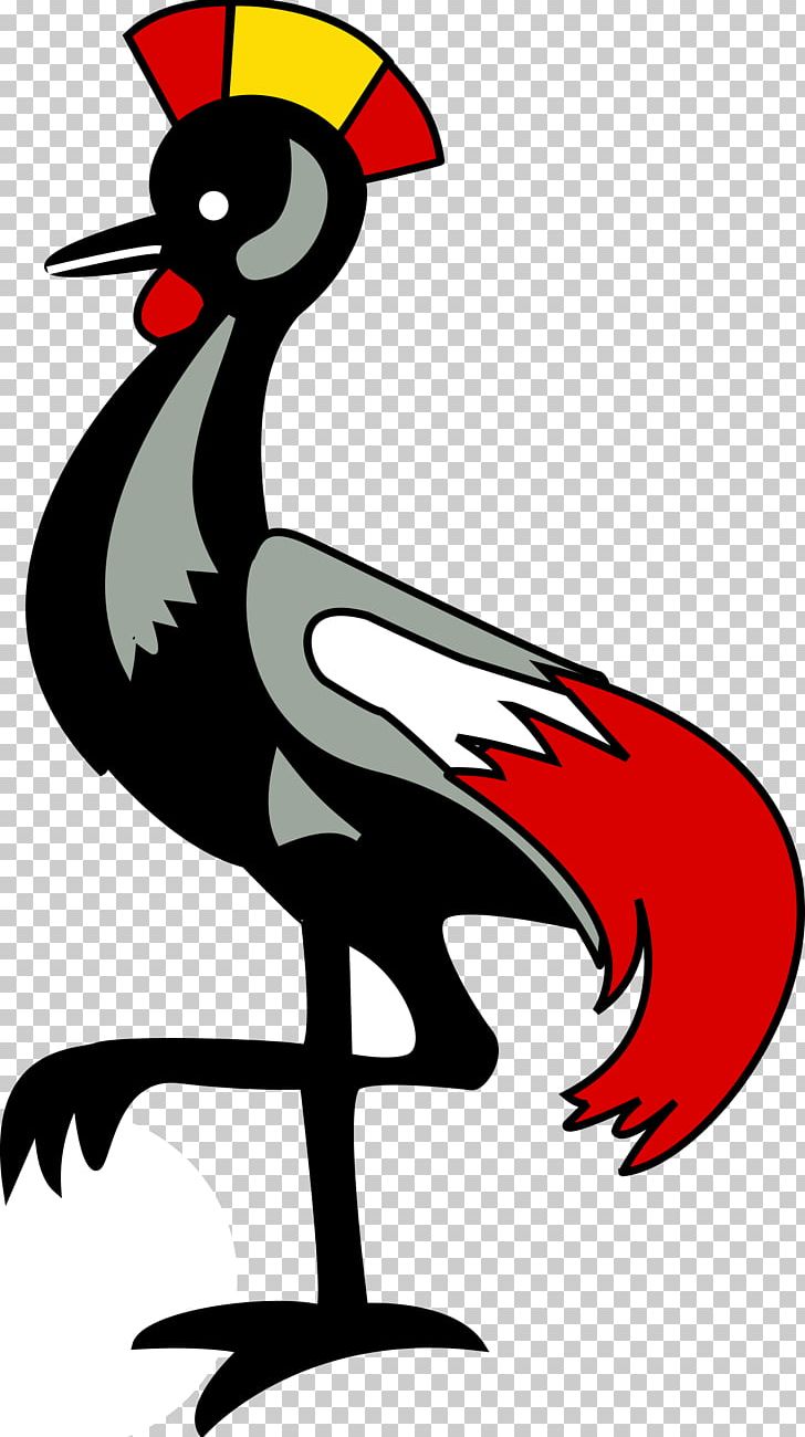 Flag Of Uganda Fahne National Flag PNG, Clipart, Beak, Bird, Black And White, Chicken, Crane Free PNG Download