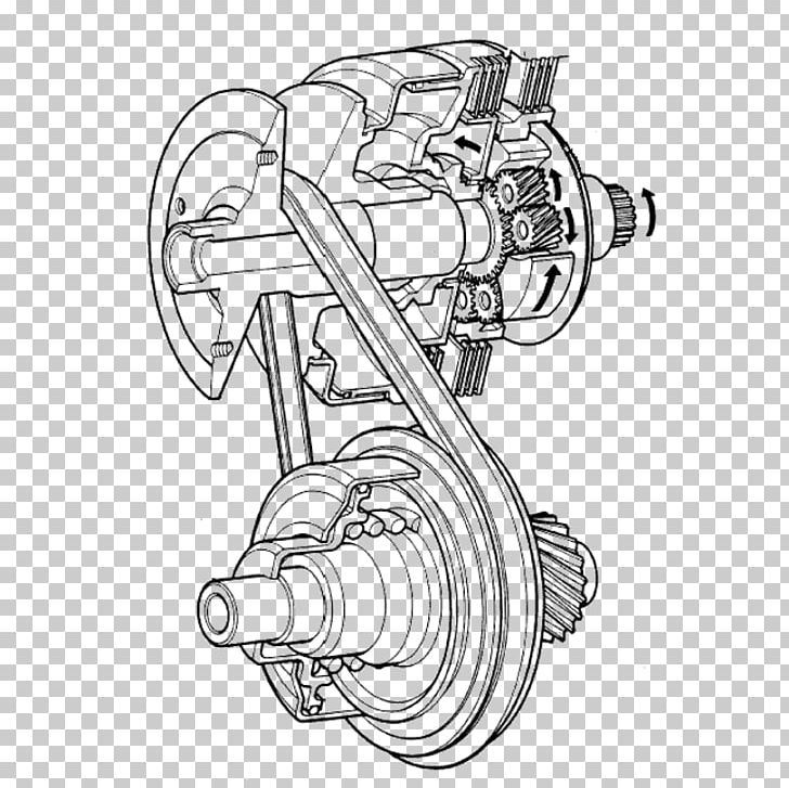 Car Continuously Variable Transmission Getriebe Automatic Transmission Marche Arrière PNG, Clipart, Angle, Artwork, Automatic Transmission, Auto Part, Black And White Free PNG Download