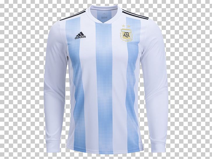 Argentina National Football Team T-shirt Sleeve Jersey Adidas PNG, Clipart, Active Shirt, Argentina, Argentina National Football Team, Blue, Clothing Free PNG Download