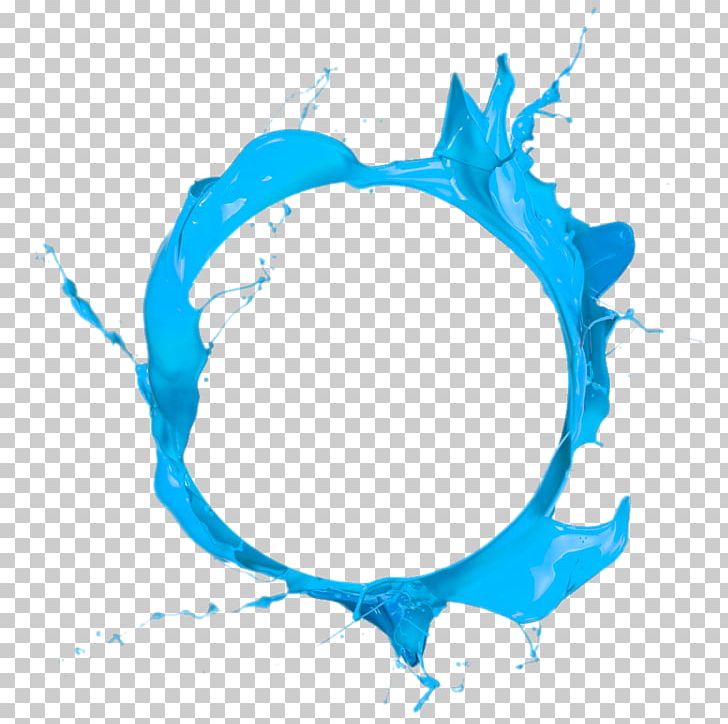 Circle Paint Blue PNG, Clipart, Azure, Blue, Blue Abstract, Circle Frame, Color Free PNG Download