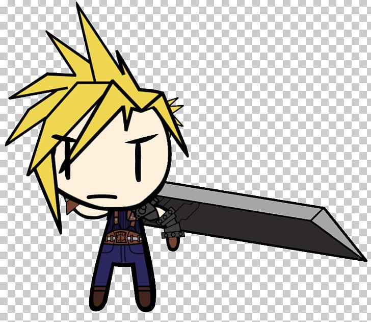 Cloud Strife Final Fantasy VII Sephiroth Character PNG, Clipart, Art, Artwork, Black, Cartoon, Character Free PNG Download