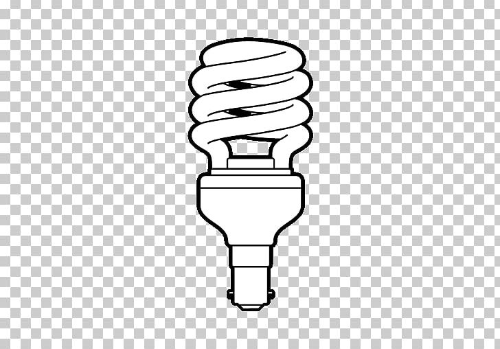 Drawing Compact Fluorescent Lamp Incandescent Light Bulb Formarete PNG  1000x1000px Drawing Black Black And