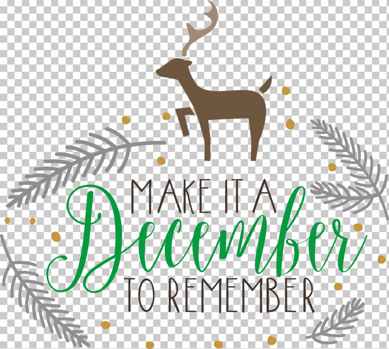 Make It A December December Winter PNG, Clipart, Boo, December, Deer, Idea, Iphone Free PNG Download