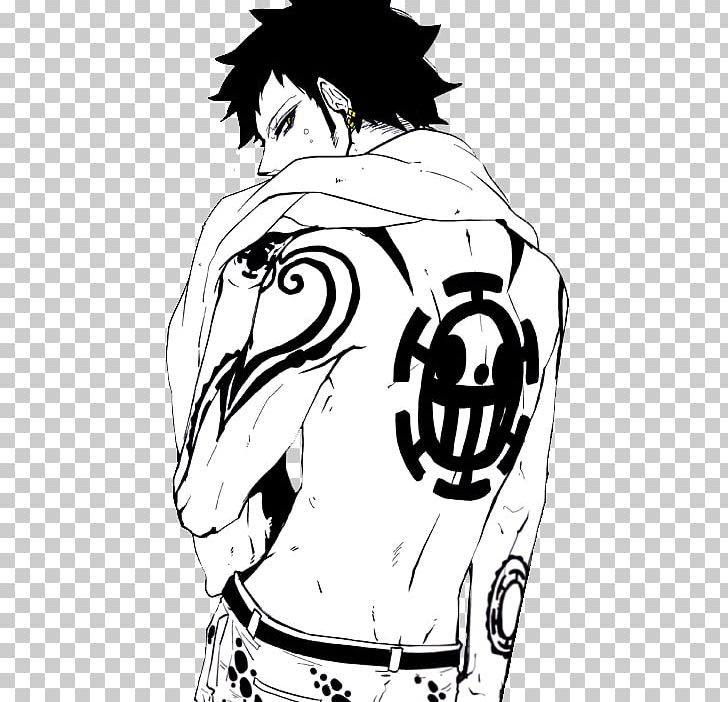 Trafalgar D. Water Law Monkey D. Luffy One Piece Portgas D. Ace Vinsmoke Sanji PNG, Clipart, Arm, Black, Cartoon, Face, Fictional Character Free PNG Download