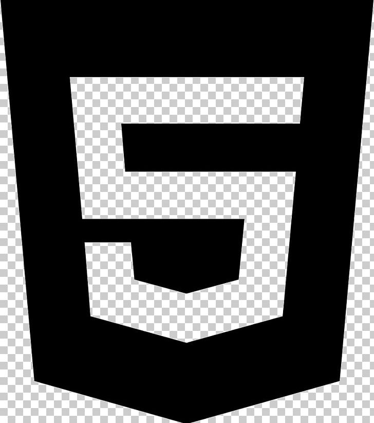 HTML Logo PNG, Clipart, Angle, Black, Black And White, Brand, Cdr Free PNG Download