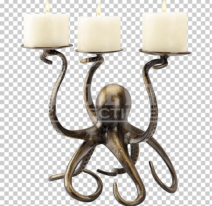 Octopus Candlestick Tentacle Candelabra PNG, Clipart, Aluminium, Ant And The Aardvark, Brass, Bronze, Candelabra Free PNG Download