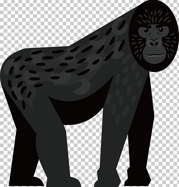 Gorilla Chimpanzee Orangutan Gibbon Primate PNG, Clipart, Animal, Animals, Ape, Big Cats, Black Free PNG Download