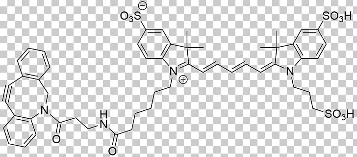 Cyanine Click Chemistry Dye Alexa Fluor Fluorophore PNG, Clipart, Alkyne, Angle, Area, Auto Part, Black And White Free PNG Download