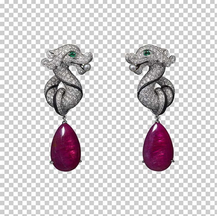 Earring Cartier Jewellery Ruby PNG, Clipart, Body Jewelry, Cabochon, Carat, Cartier, Designer Free PNG Download