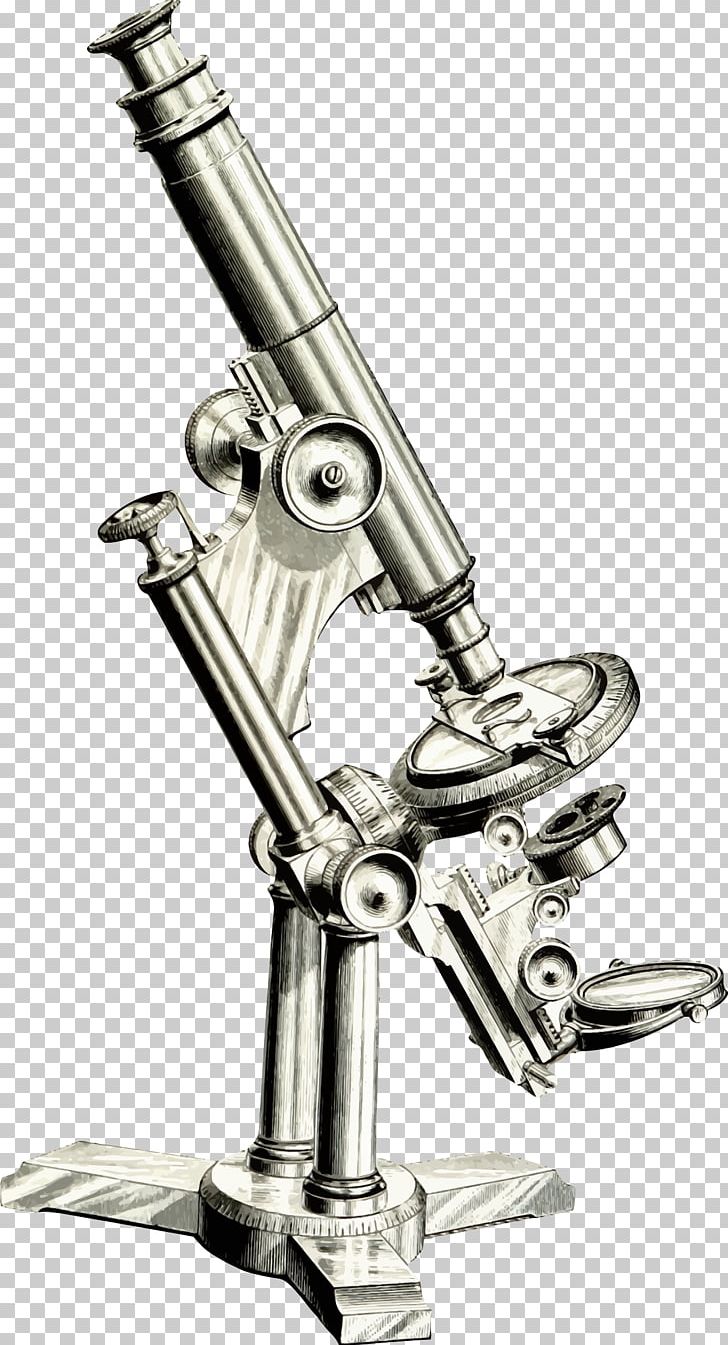 Microscope Line Art PNG, Clipart, Angle, Black And White, Computer Icons, Drawing, Hardware Accessory Free PNG Download