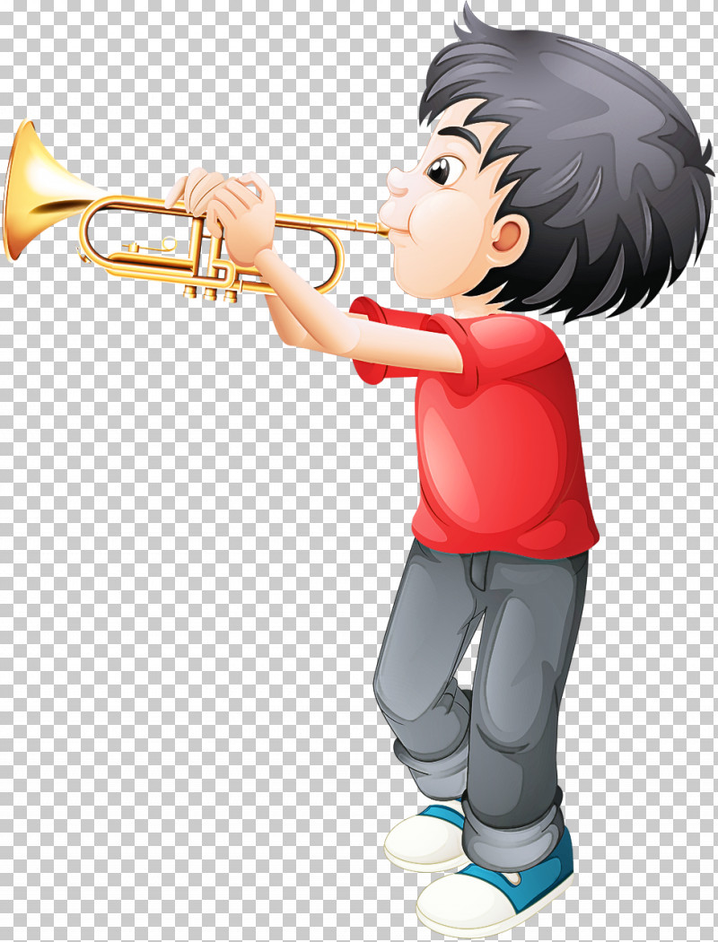 Cartoon Brass Instrument Trumpeter Trumpet Musical Instrument PNG, Clipart, Brass Instrument, Bugle, Cartoon, Musical Instrument, Trumpet Free PNG Download