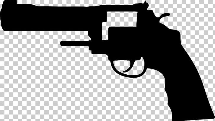 Revolver Firearm Handgun Pistol PNG, Clipart, Air Gun, Black, Black And White, Duelling Pistol, Firearm Free PNG Download