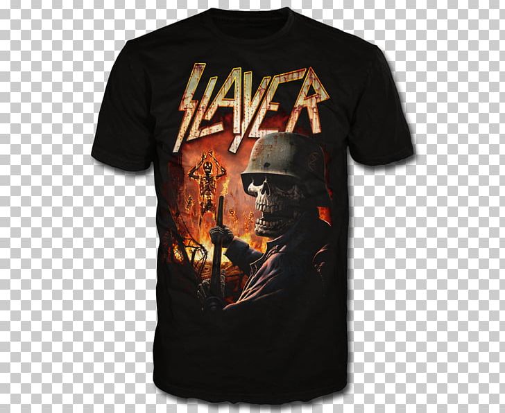T-shirt Slayer Heavy Metal Reign In Blood Clothing PNG, Clipart, Active ...