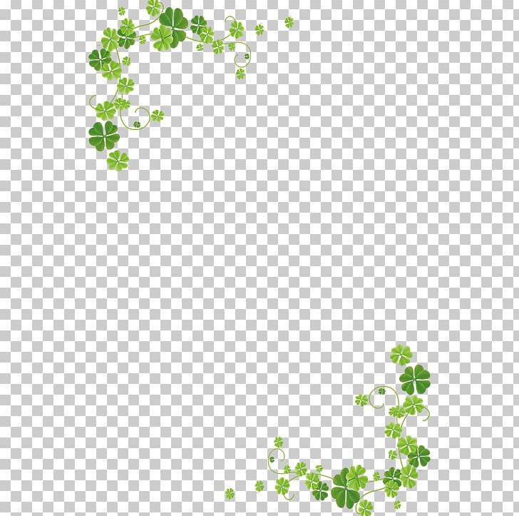 Four-leaf Clover PNG, Clipart, Angle, Area, Border, Clover, Clover Border Free PNG Download