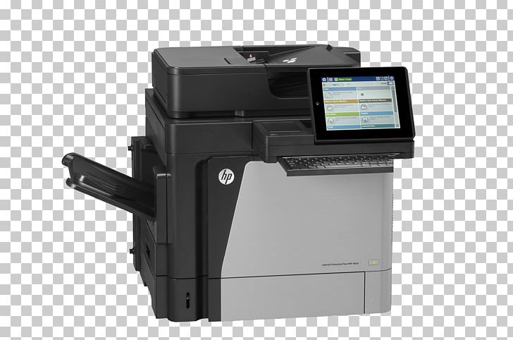 Hewlett-Packard Multi-function Printer HP LaserJet Enterprise Flow MFP M630h Printer PNG, Clipart, Angle, Brands, Duplex Printing, Electronic Device, Electronics Free PNG Download