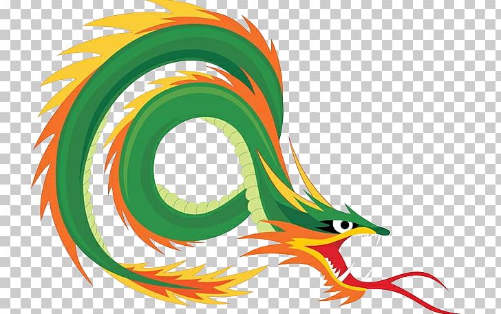 Euclidean Dragon Photography Illustration PNG, Clipart, Background Green, Beak, Chinese Dragon, Circle, Dra Free PNG Download