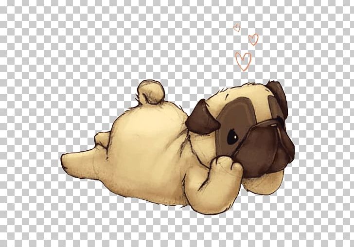 Puppy Pug Sticker Telegram Messaging Apps PNG, Clipart, Animals, Bear, Carl Xvi Gustaf Of Sweden, Carnivoran, Cartoon Free PNG Download