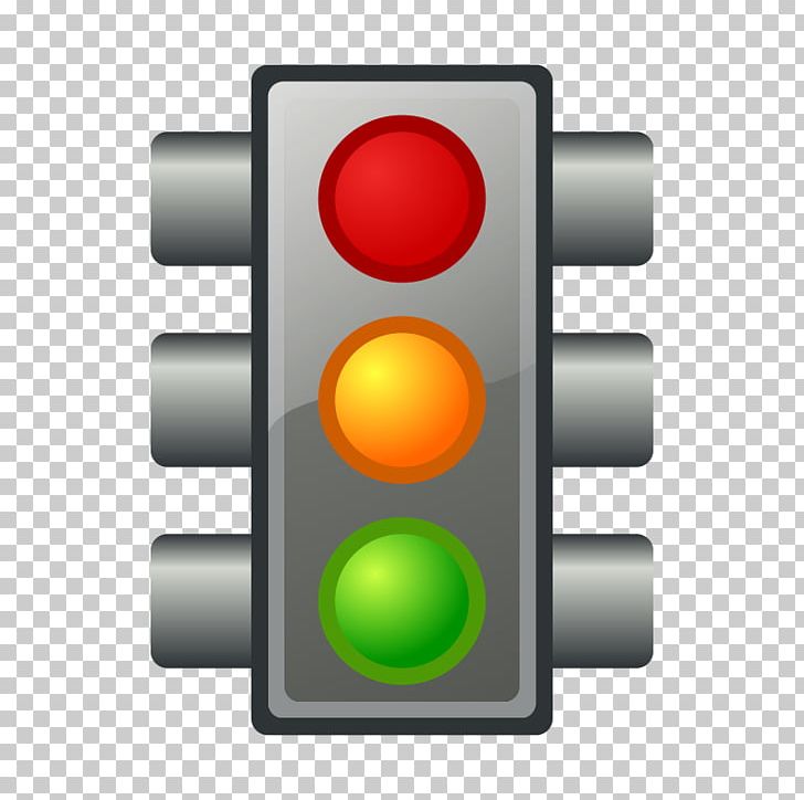 red traffic light icon