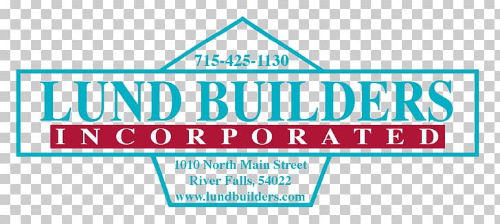 Lund Builders Logo Custom Home Brand PNG, Clipart, Area, Banner, Blue, Brand, Builders Free PNG Download
