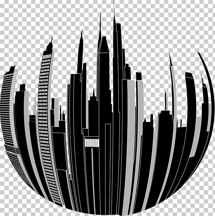 Skyline Black And White PNG, Clipart, Art City, Black And White, City, Cityscape, Clip Art Free PNG Download