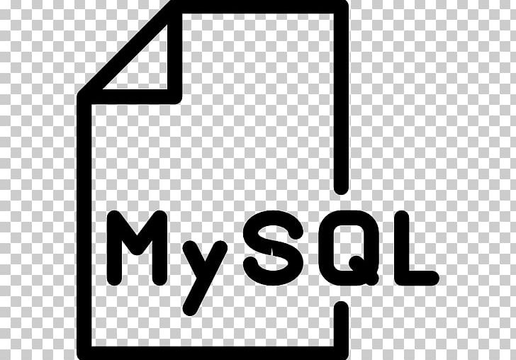 Computer Icons MySQL Database Icon Design PNG, Clipart, Angle, Area, Black, Black And White, Brand Free PNG Download