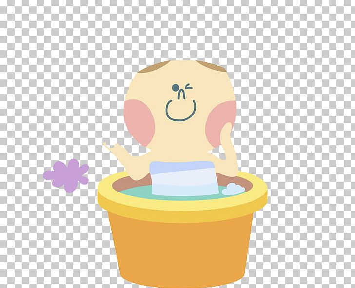 Bathing Cuteness Infant Illustration PNG, Clipart, Baby, Baby Announcement Card, Baby Clothes, Baby Girl, Bath Free PNG Download