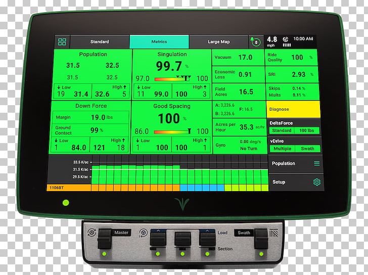 Display Device Planter Sowing Agriculture Farm PNG, Clipart, Agco, Agricultural Machinery, Agriculture, Computer Monitors, Data Free PNG Download