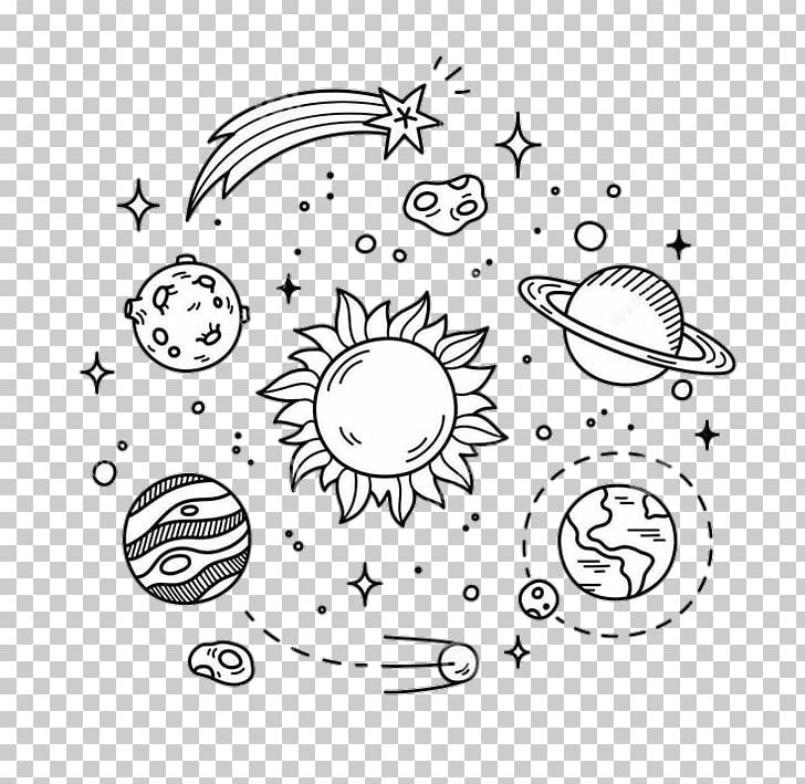 Drawing Doodle Planet Illustration PNG, Clipart, Angle, Area, Art, Black And White, Circle Free PNG Download