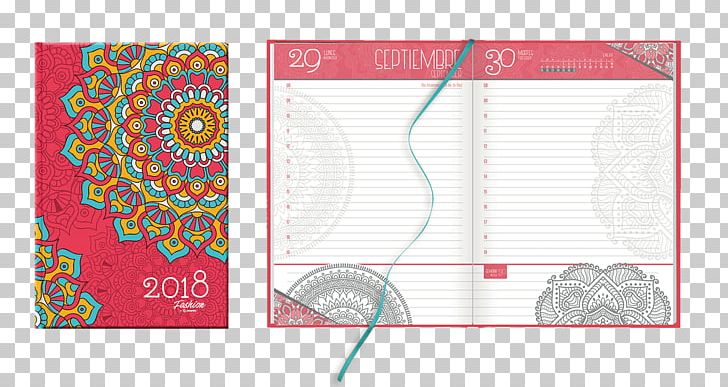 Paper Diary Notebook Mandala Agenda PNG, Clipart, 2018, Agenda, Book Cover, Brand, Desk Free PNG Download