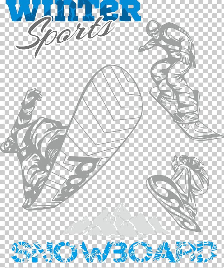 Snowboarding Illustration PNG, Clipart, Angle, Encapsulated Postscript, Happy Birthday Vector Images, Monochrome, Royaltyfree Free PNG Download