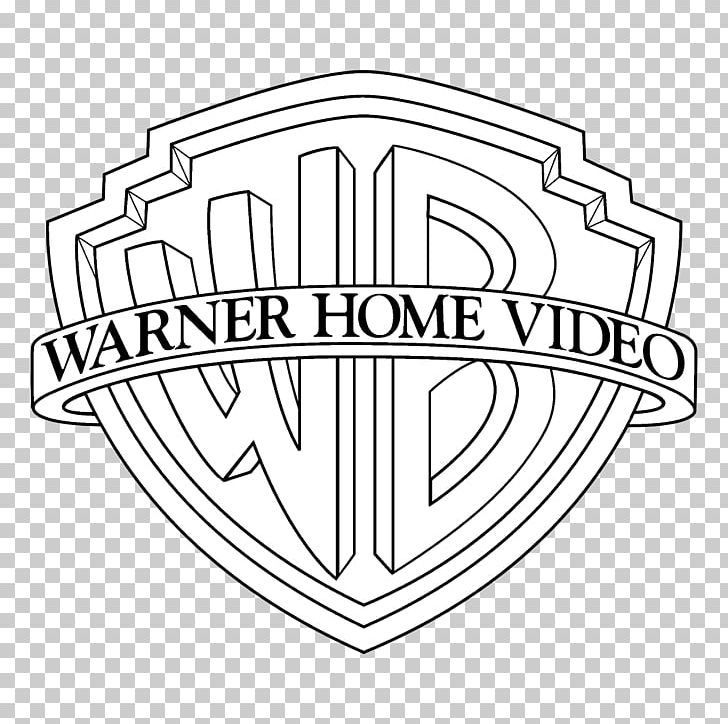 Logo Warner Bros. Film Emblem PNG, Clipart, Angle, Area, Black And White, Brand, Business Free PNG Download
