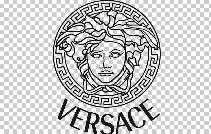Gianni Versace Desktop Logo Brand PNG, Clipart, Art, Black, Black And White, Carlton, Circle Free PNG Download