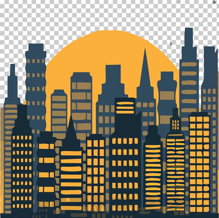 City Metropolis Sunset PNG, Clipart, Beautiful Scenery, Building, City, City Building, Cityscape Free PNG Download