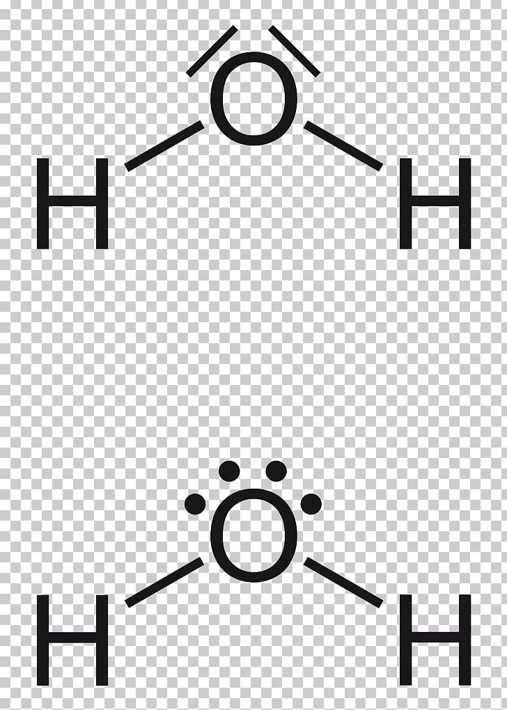 Molecule Water Chemical Formula Empirical Formula Hydrogen Bond PNG, Clipart, Angle, Area, Atom, Black And White, Brand Free PNG Download