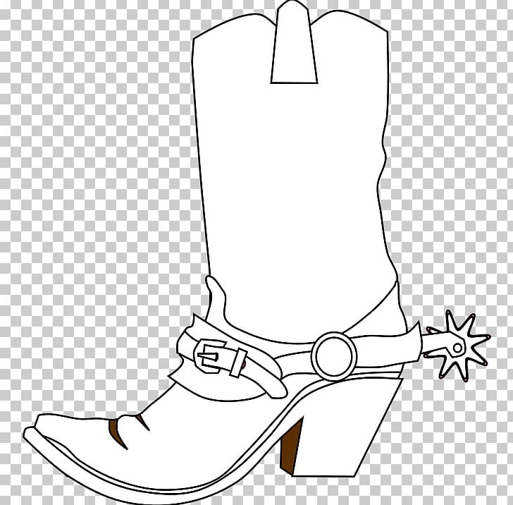 Cowboy Boot PNG, Clipart, Accessories, Area, Arm, Black, Black And White Free PNG Download