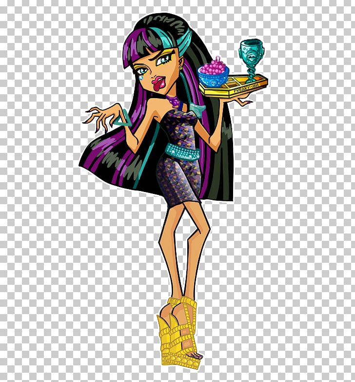 Monster High Cleo De Nile Doll Monster High Cleo De Nile Draculaura PNG, Clipart, Cartoon, Doll, Fashion Design, Fashion Illustration, Fictional Character Free PNG Download