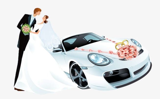 Wedding Car PNG, Clipart, Car, Car Clipart, Flowers, New, New Personality Free PNG Download