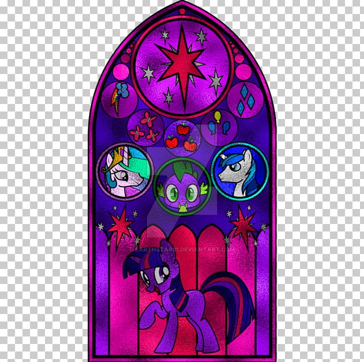 Twilight Sparkle Window Princess Cadance Stained Glass Pony PNG, Clipart, Canterlot, Deviantart, Furniture, Glass, Magenta Free PNG Download