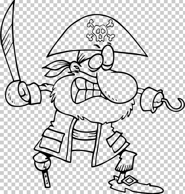 Piracy Black And White Drawing Cartoon Line Art PNG, Clipart, Angle, Area, Art, Bla, Cartoon Free PNG Download