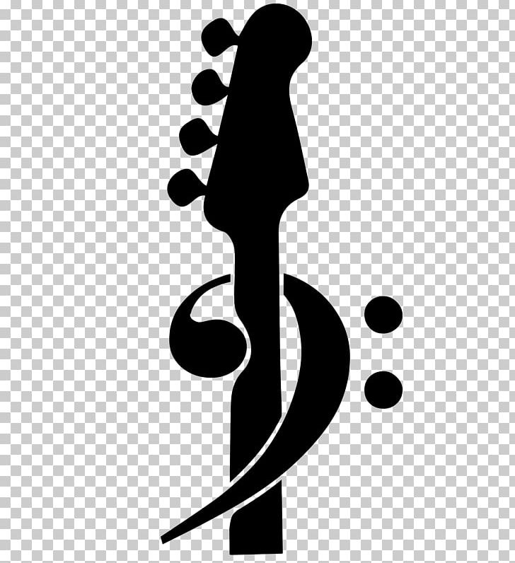 Clef Bass Guitar Treble PNG, Clipart, Artwork, Bass, Bass Guitar, Bassist, Black And White Free PNG Download