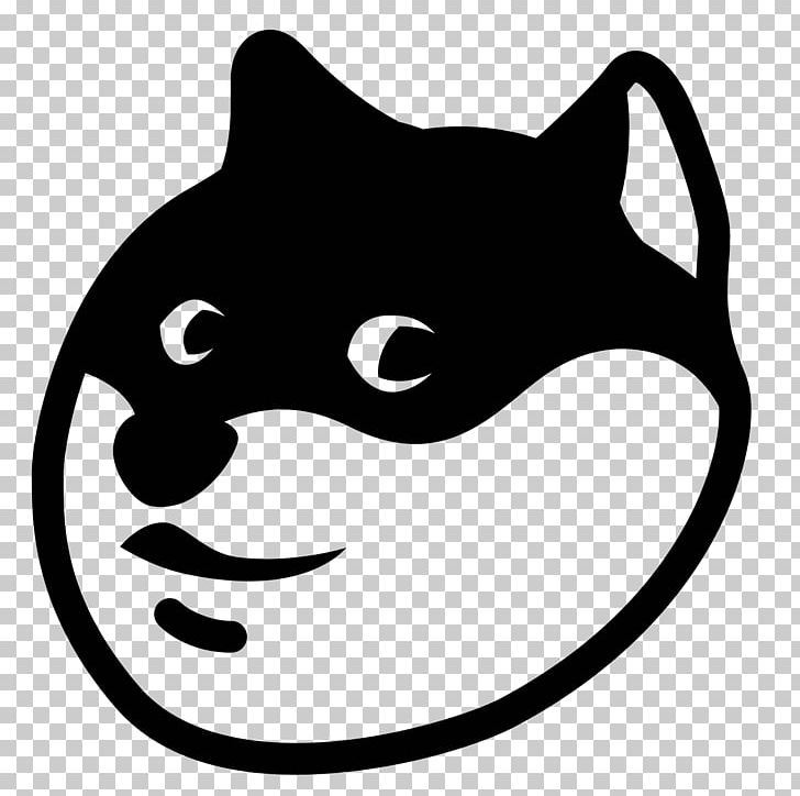 Doge Computer Icons PNG, Clipart, Animals, Black, Black And White, Carnivoran, Cat Free PNG Download