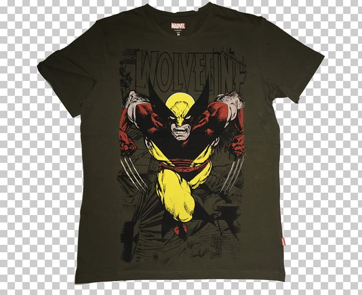T-shirt Wolverine Character Fiction PNG, Clipart, Brand, Character, Clothing, Fiction, Fictional Character Free PNG Download