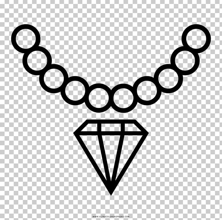 Earring Coloring Book Necklace Jewellery Diamond PNG, Clipart, Black And White, Body Jewelry, Charms Pendants, Child, Circle Free PNG Download